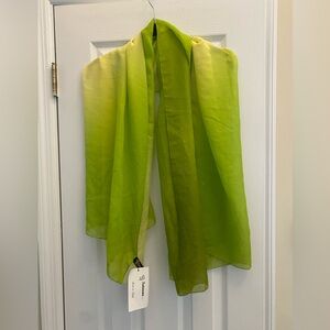 Frattorseta Scarf / wrap - ombré greens - polyester